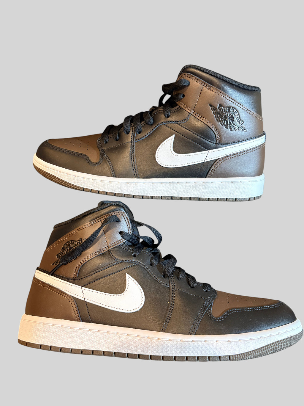 Jordan - Air Jordan 1 Mid - Baroque Brown / Black / White - Neuve avec étiquette AIR JORDAN