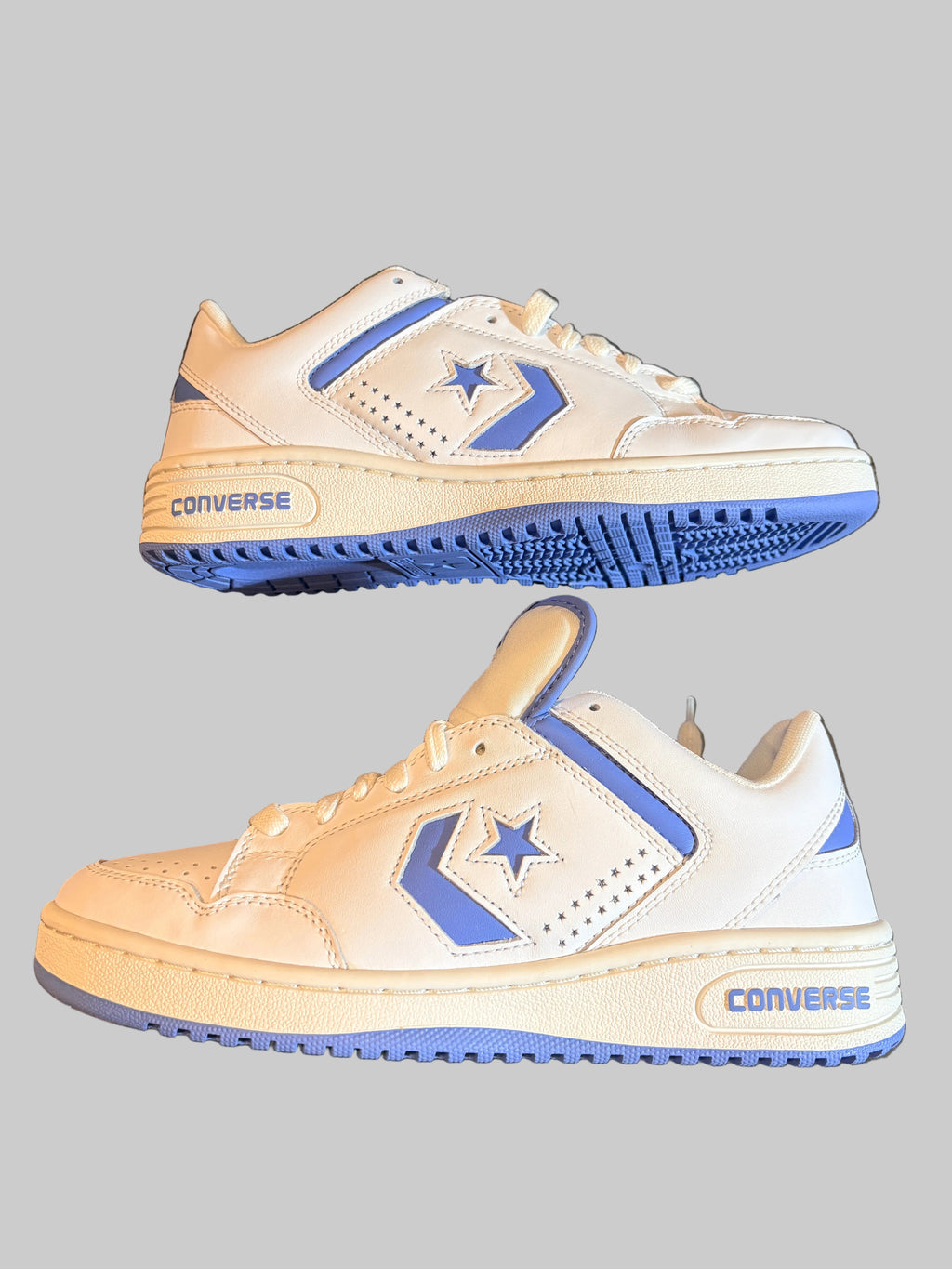 Basket Converse Weapon OX White Blue – Unisexe Taille 42,5 EUR CONVERSE