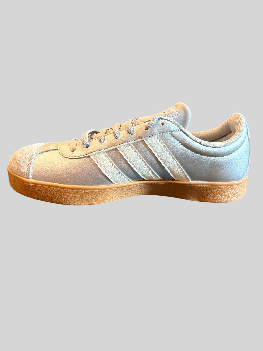 Adidas - VL Court Base - Silver Metallic / Core White / Grey Two - Neuve avec étiquette ADIDAS