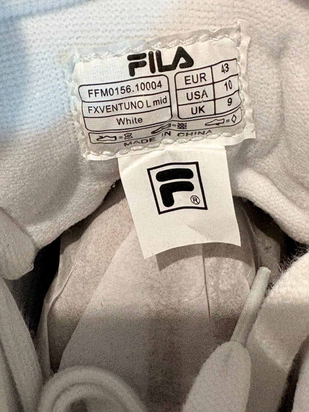 FILA - FXVENTUNO L Mid - White - Neufs avec étiquette NIKE
