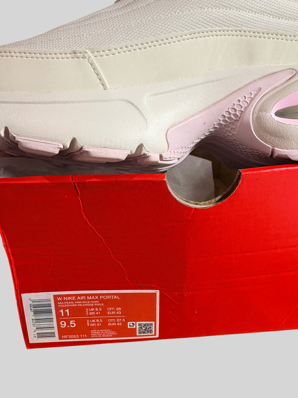 Nike Air Max Portal Sail Pearl Pink Pale Ivory – Neuve avec étiquette NIKE