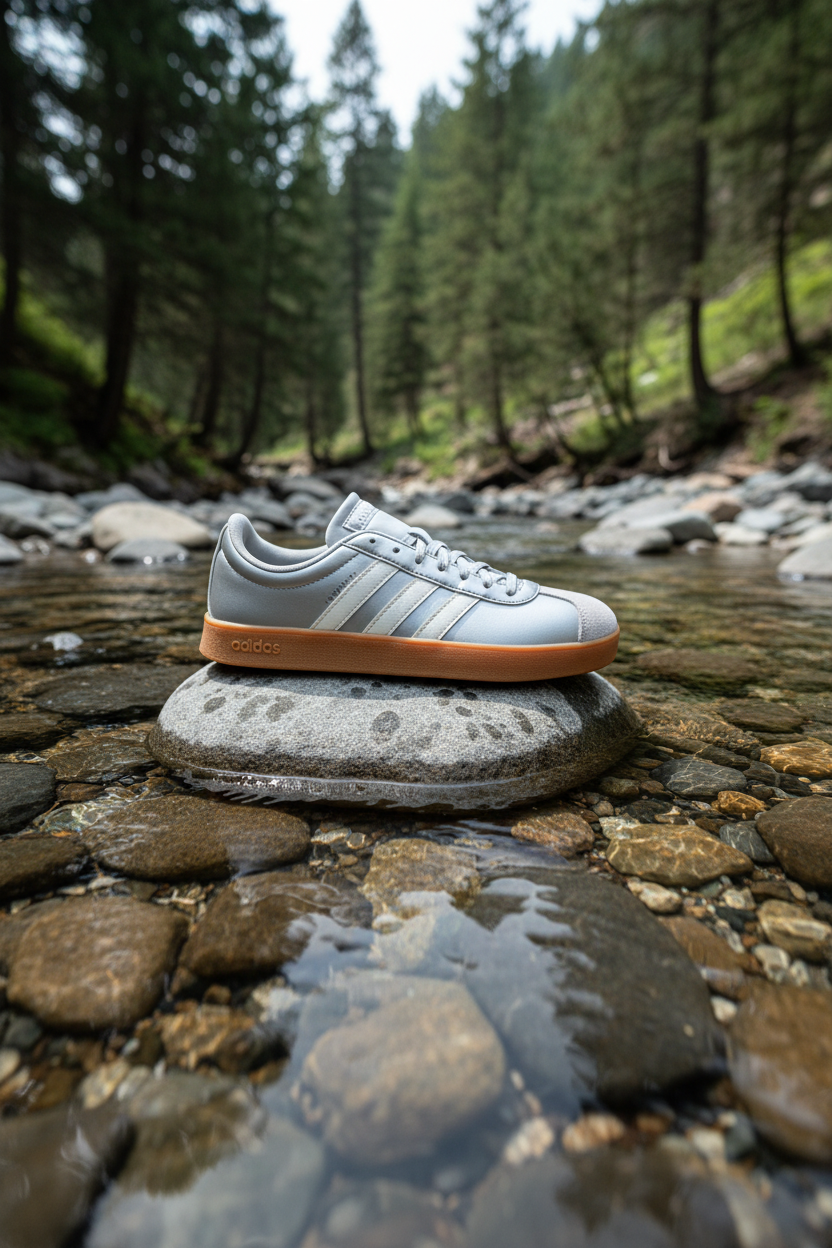 Adidas VL Court 3.0 Grey Gum – Ruisseau de Montagne