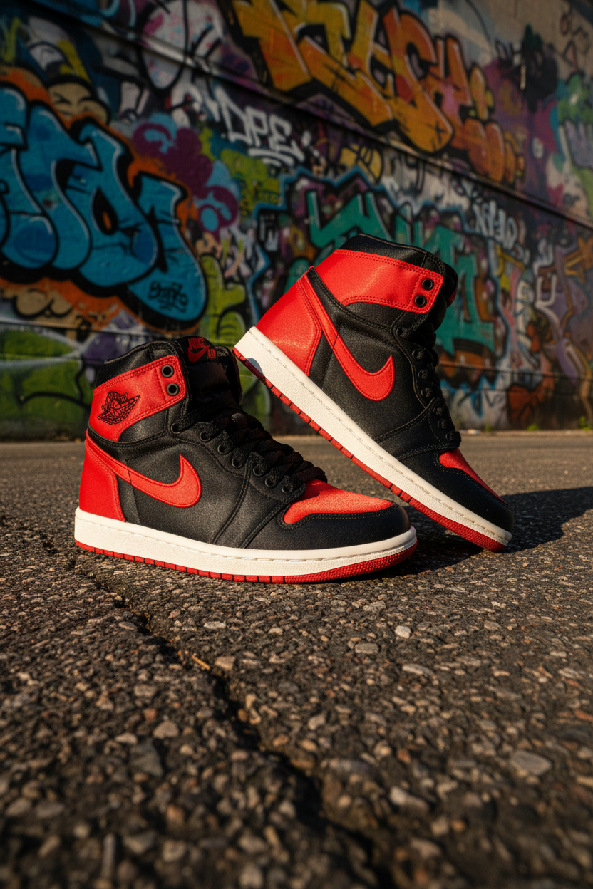 Air Jordan 1 High Satin Bred – Urban Street