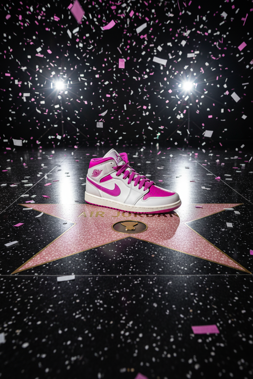 Air Jordan 1 Mid Fierce Pink – Hollywood Star