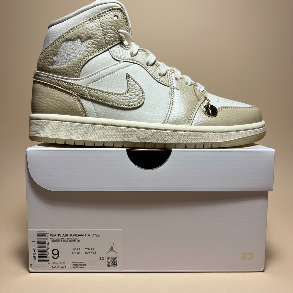 Air Jordan 1 Mid Ivory - Unboxing Detail