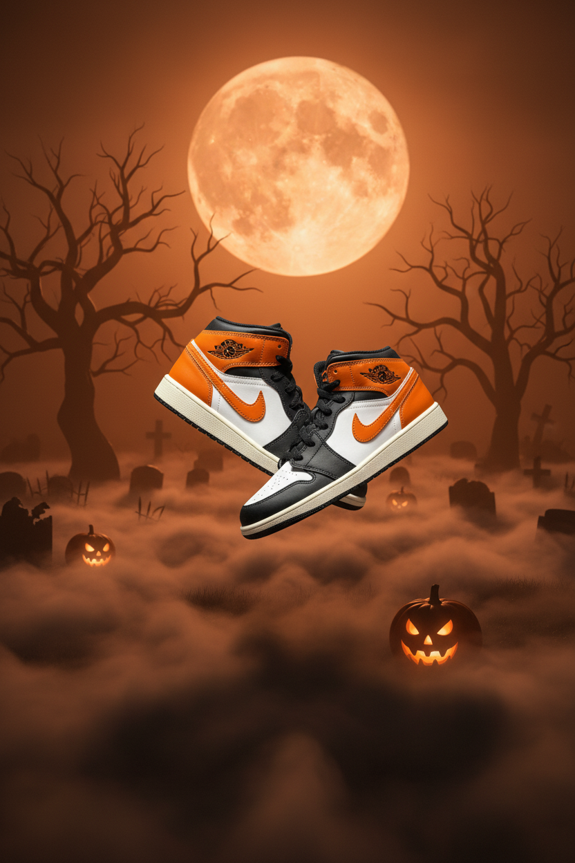 Air Jordan 1 Mid Starfish – Halloween
