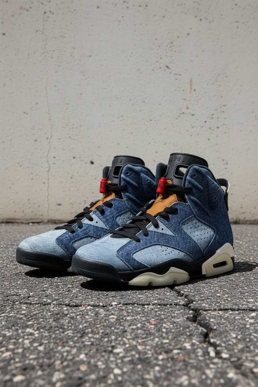 Air Jordan 6 Denim - Street Épuré