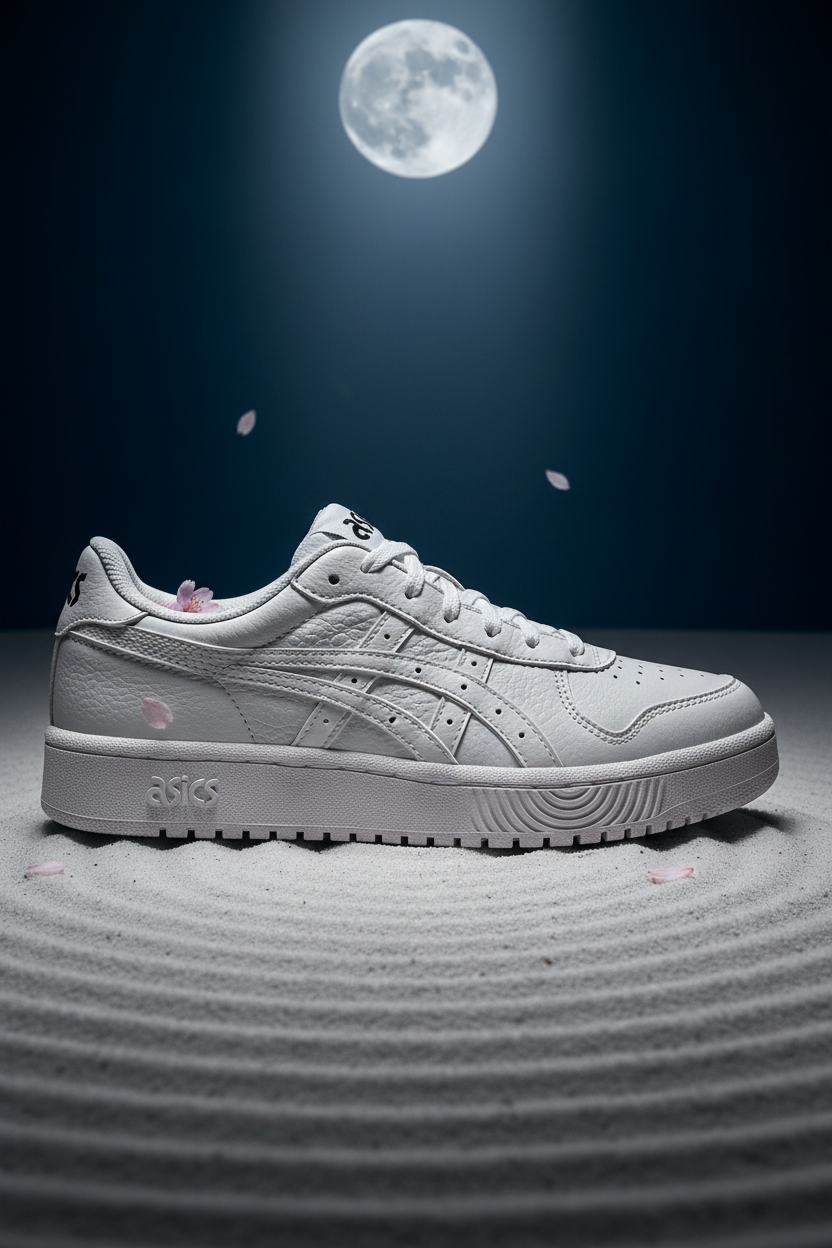 Asics Japan S – Jardin Zen, Chaussure au Premier Plan