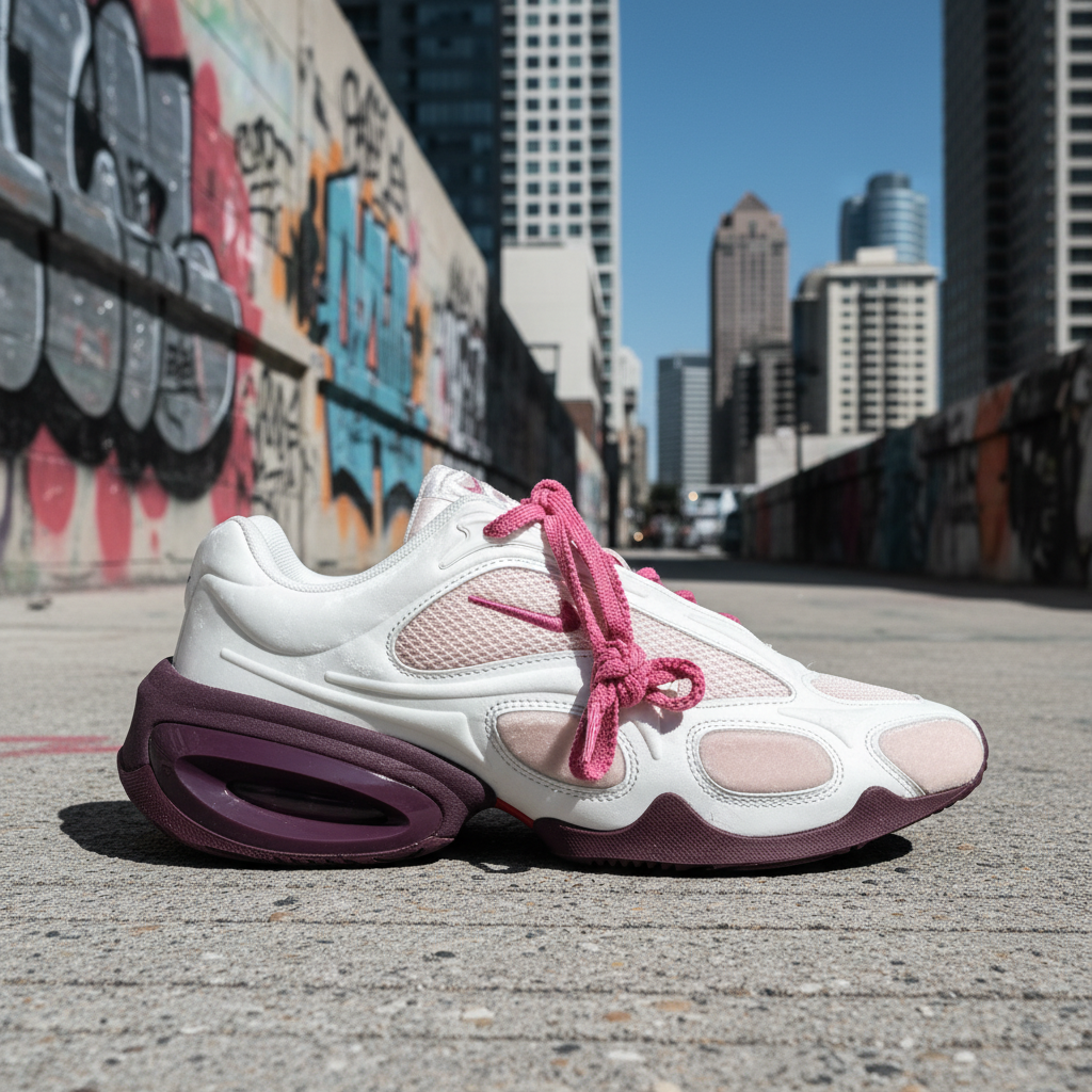 Baskets blanc/rose – Urban Street