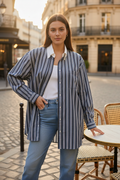 Chemise Rayée - Terrasse Parisienne