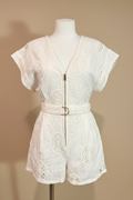 Combinaison Short Broderie Anglaise