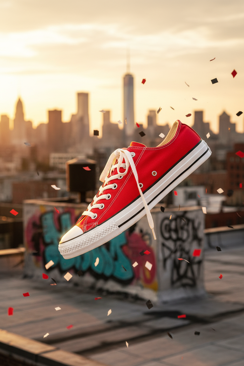 Converse Chuck Taylor – Rooftop New York Golden Hour