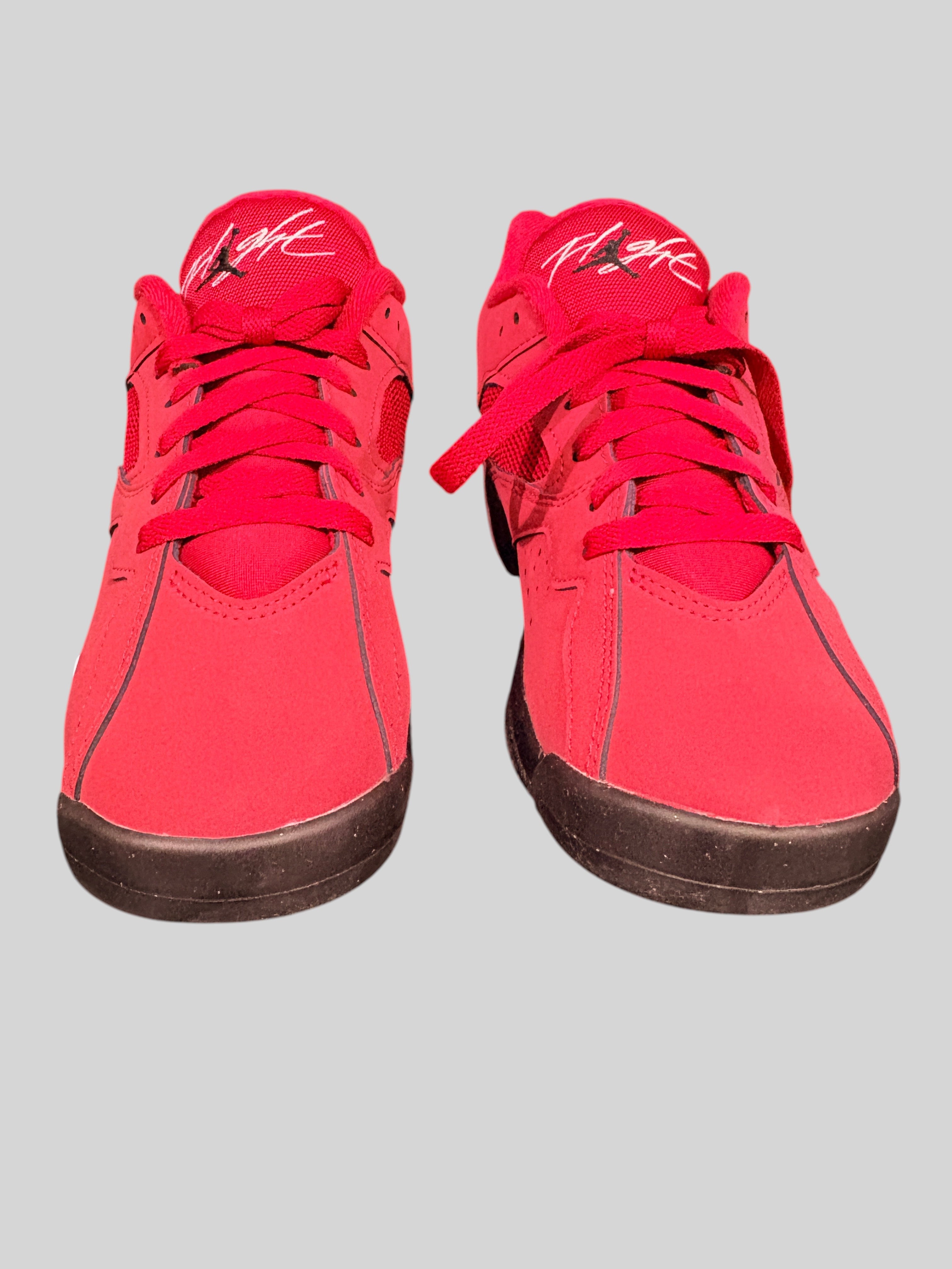 Baskets FASHION SC Air Jordan MVP 92 GS rouges en cuir et textile avec logo Flight sur la languette