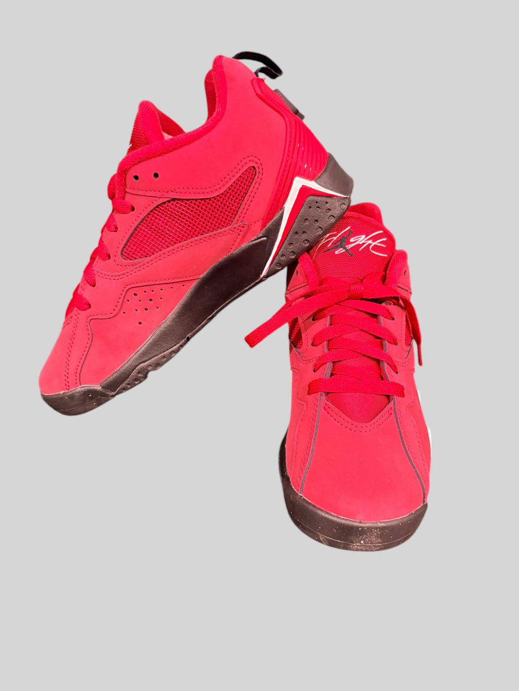 Baskets FASHION SC Air Jordan MVP 92 GS rouges en cuir et textile avec détails noirs et blancs