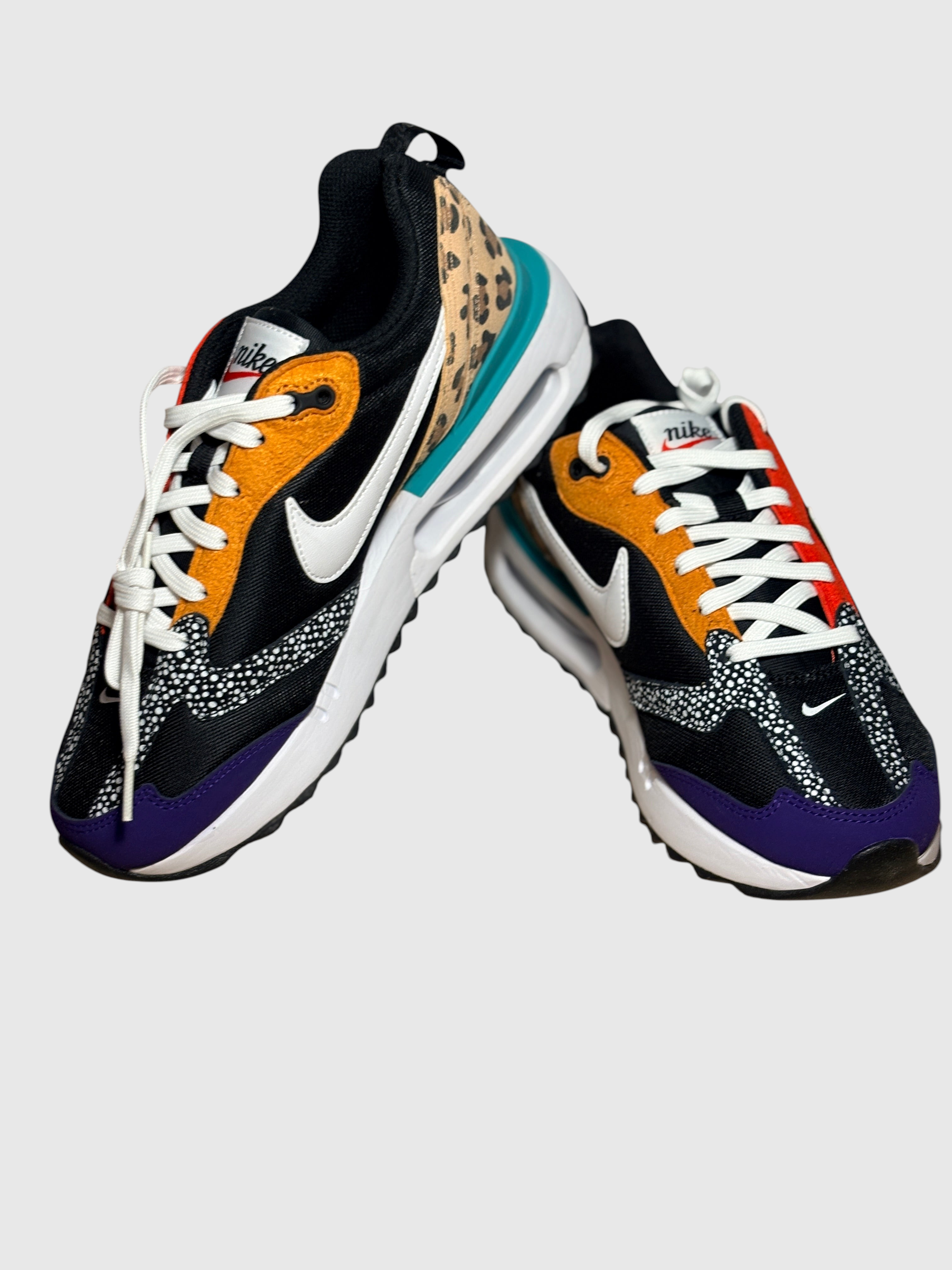 Baskets FASHION SC Nike Air Max Dawn SE Safari Animal multicolores avec imprimé léopard et détails en suède