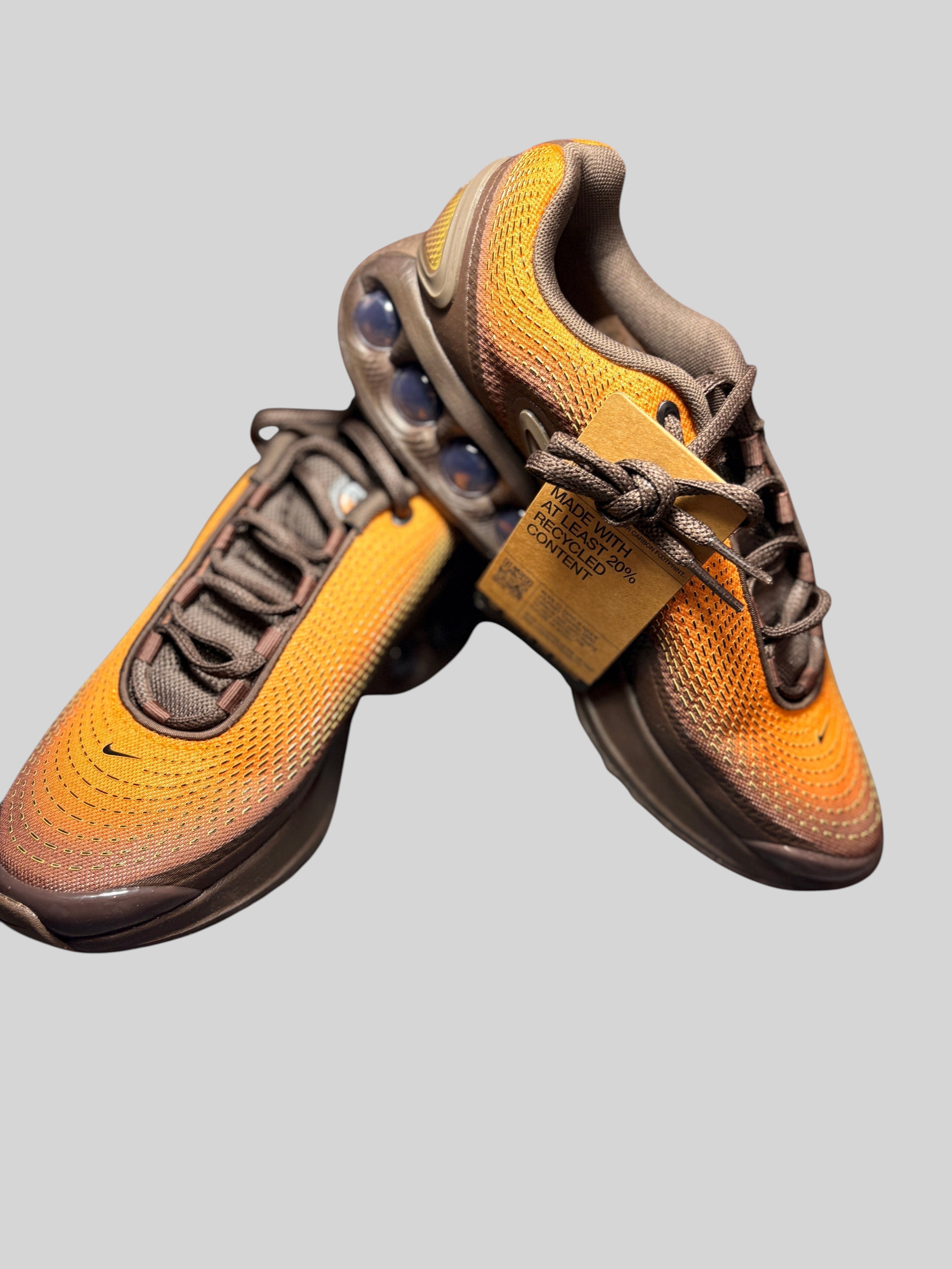 Baskets Nike Air Max Dn Canyon Rust FASHION SC en mesh orange et marron avec technologie d'amorti Dynamic Air
