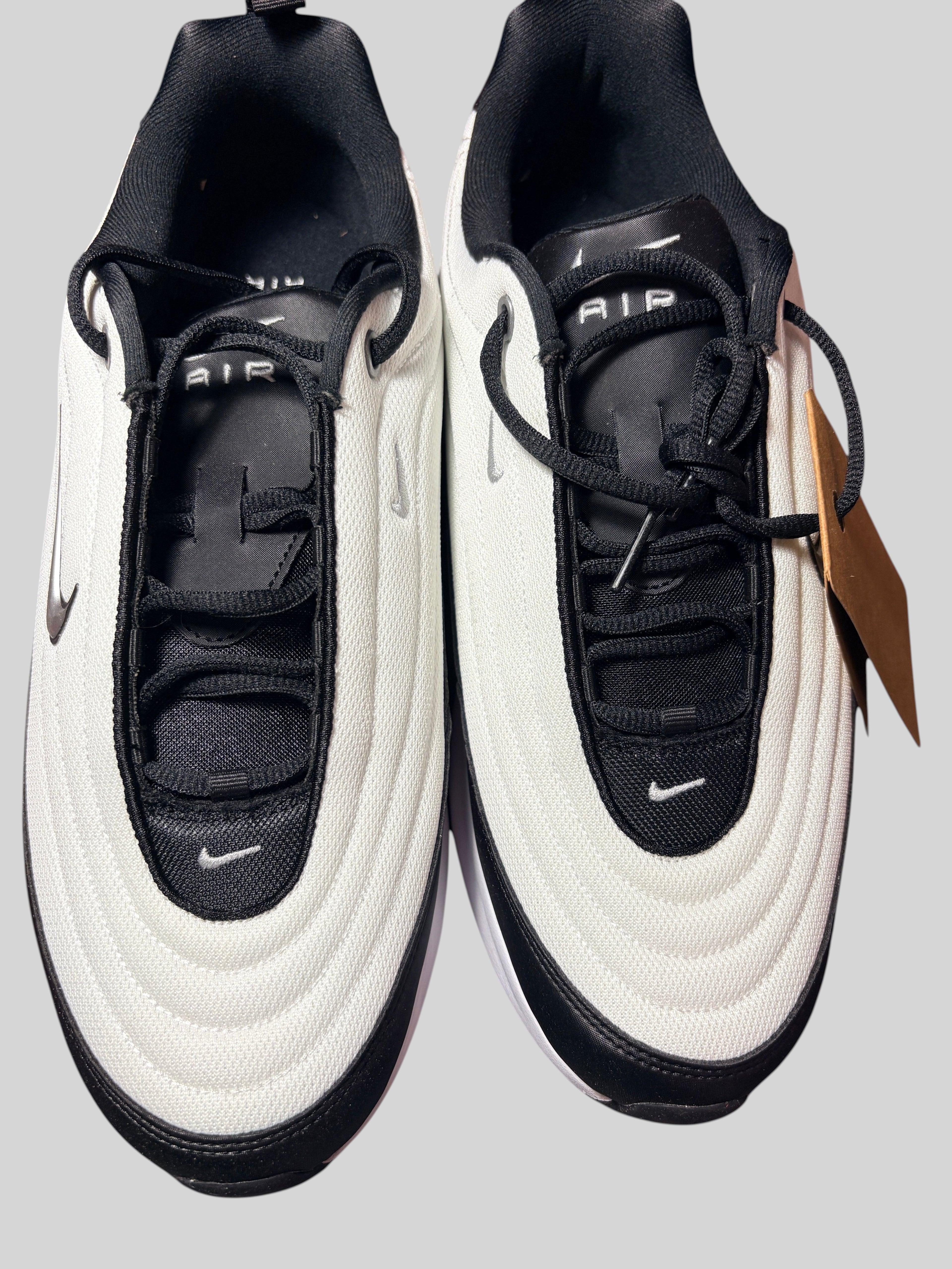 Baskets Nike Air Max Portal FASHION SC noires et blanches en mesh et cuir synthétique avec amorti Air visible