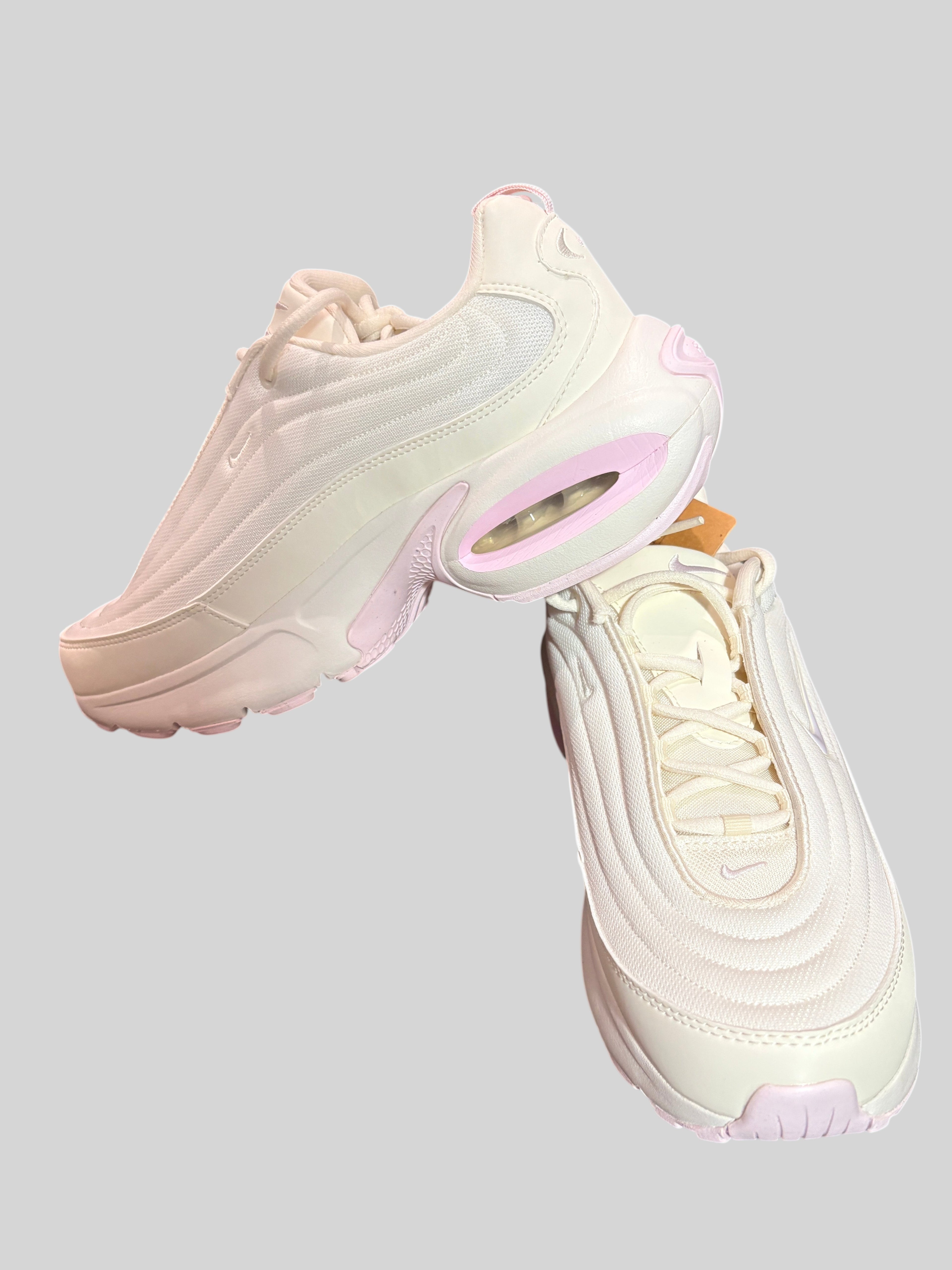 Baskets Nike Air Max Portal FASHION SC coloris sail, rose perle et ivoire, style running années 2000 avec amorti Air
