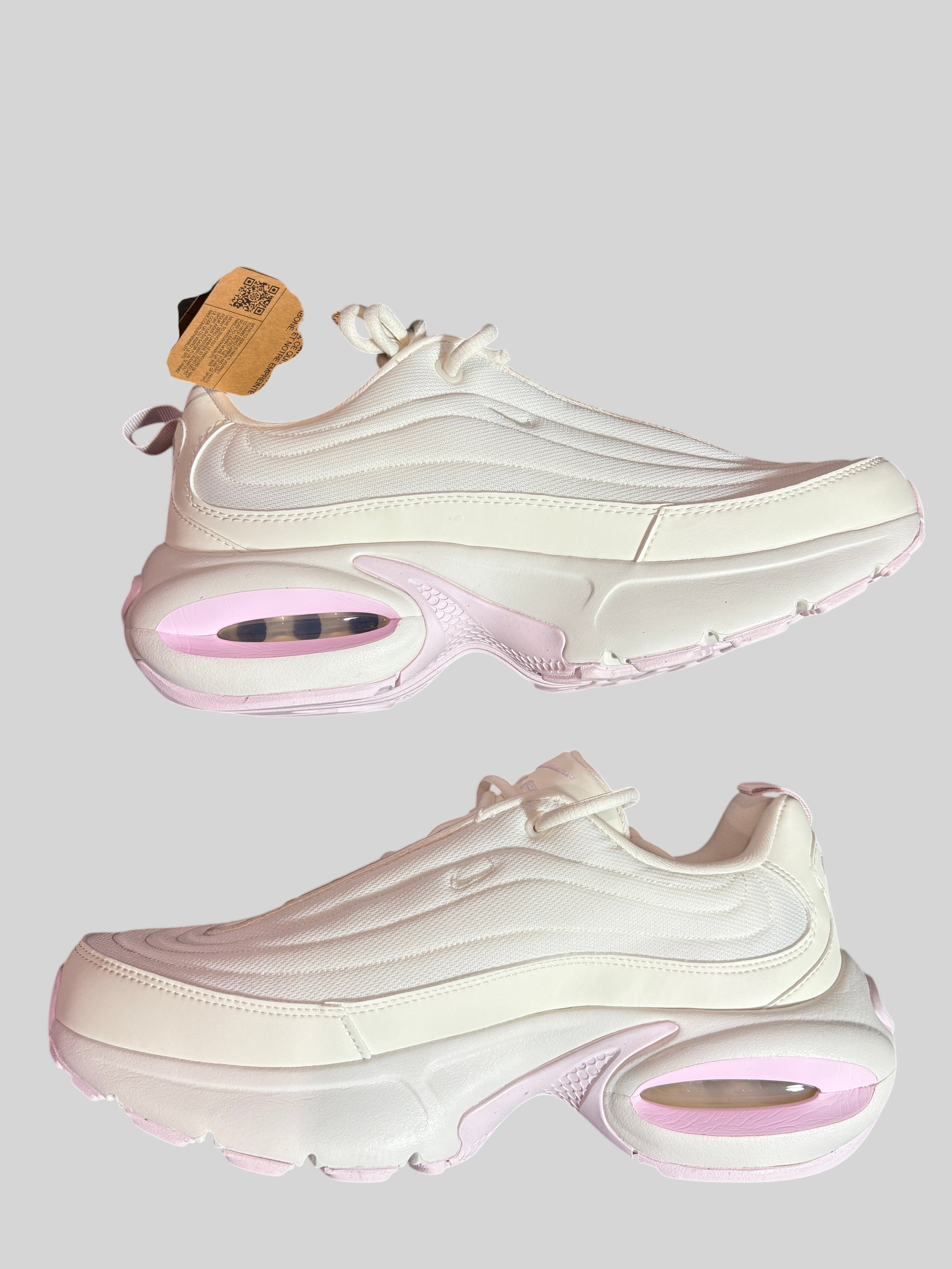 Baskets FASHION SC Nike Air Max Portal en coloris sail, rose perle et ivoire avec amorti Air visible au talon