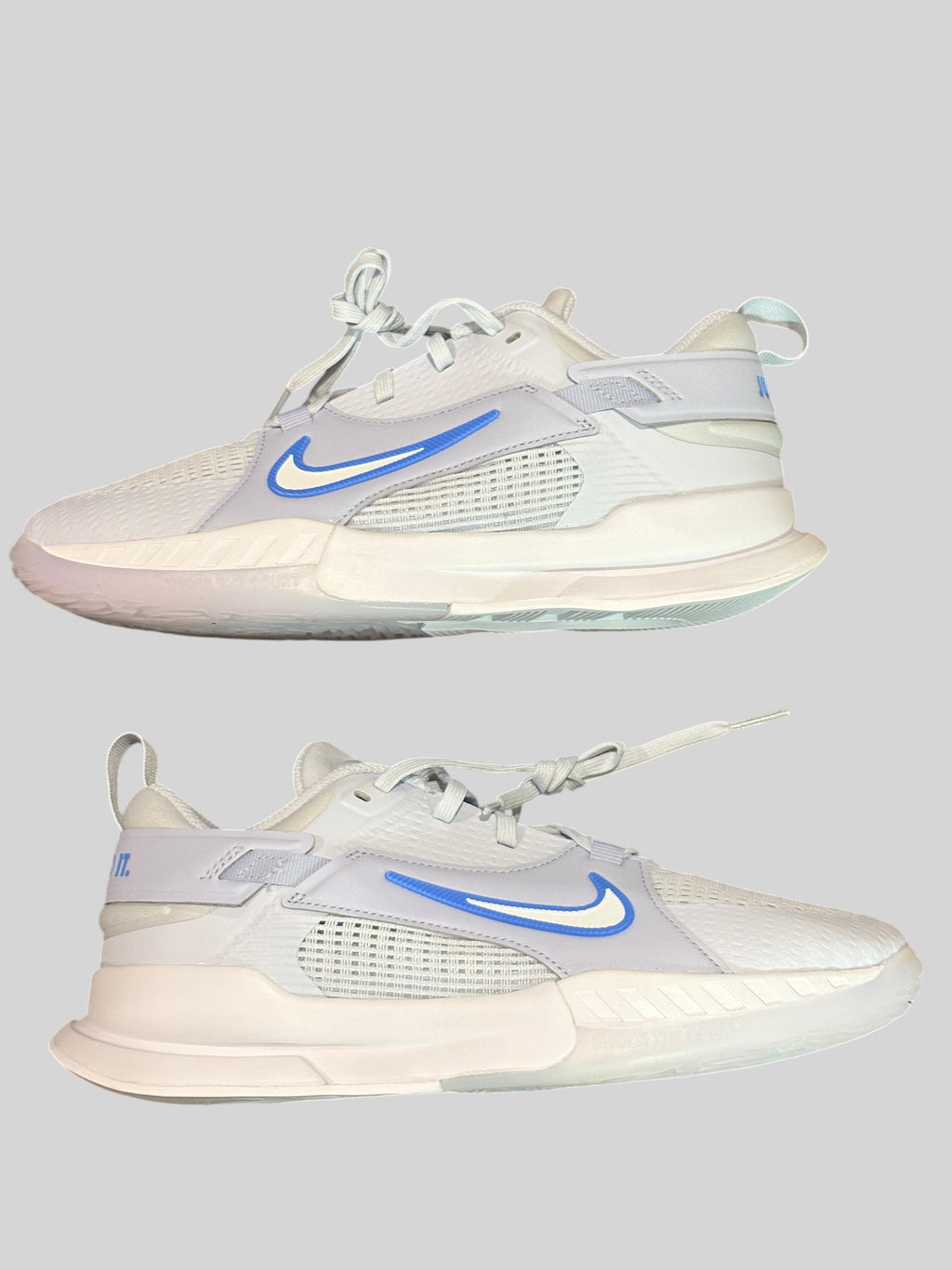 Chaussures de sport junior FASHION SC Nike Crosscourt GS en mesh gris et bleu avec semelle en caoutchouc