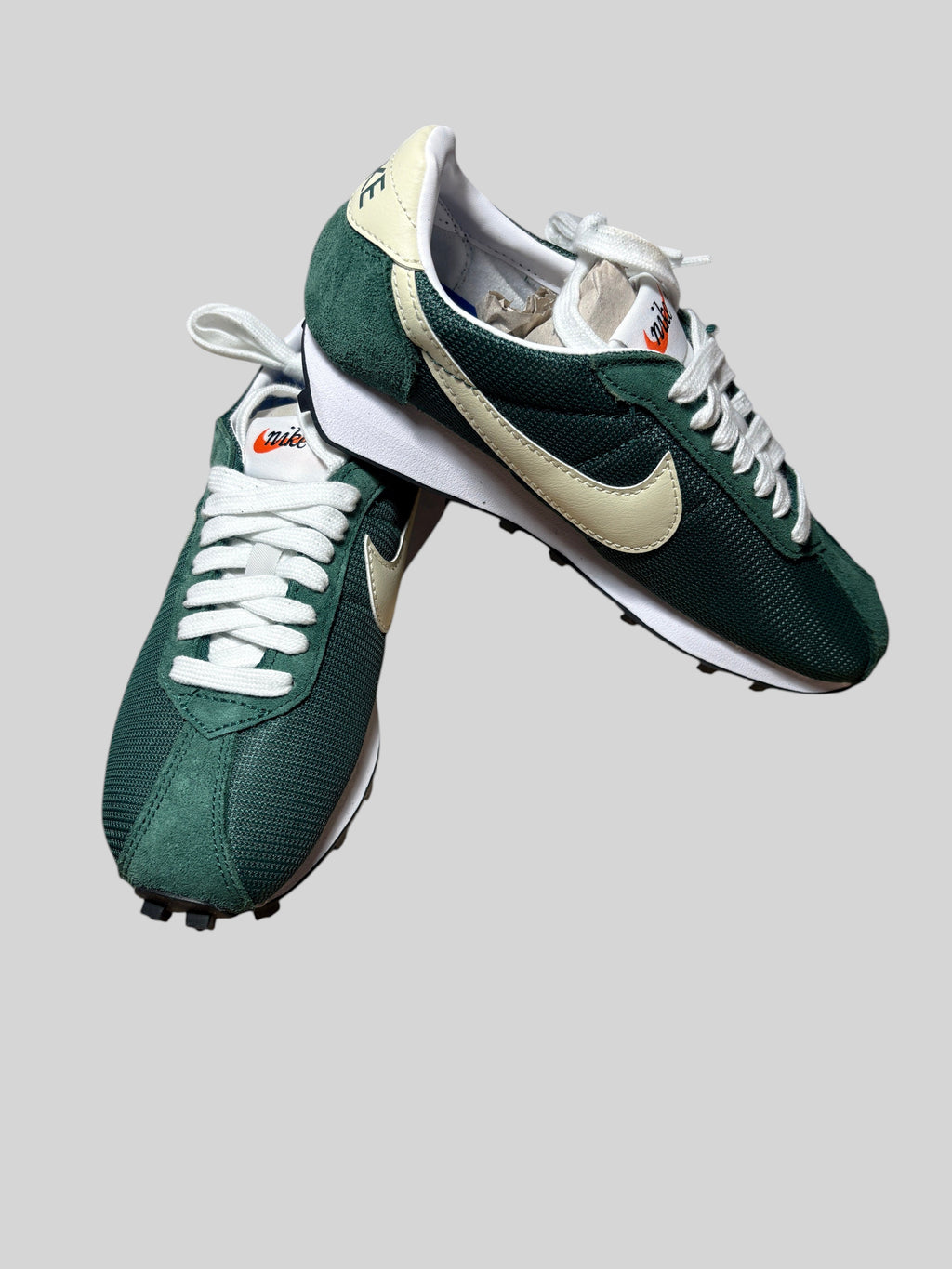 Baskets Nike LD-1000 WMNS FASHION SC vert sapin en mesh et daim avec talon évasé et détails blancs