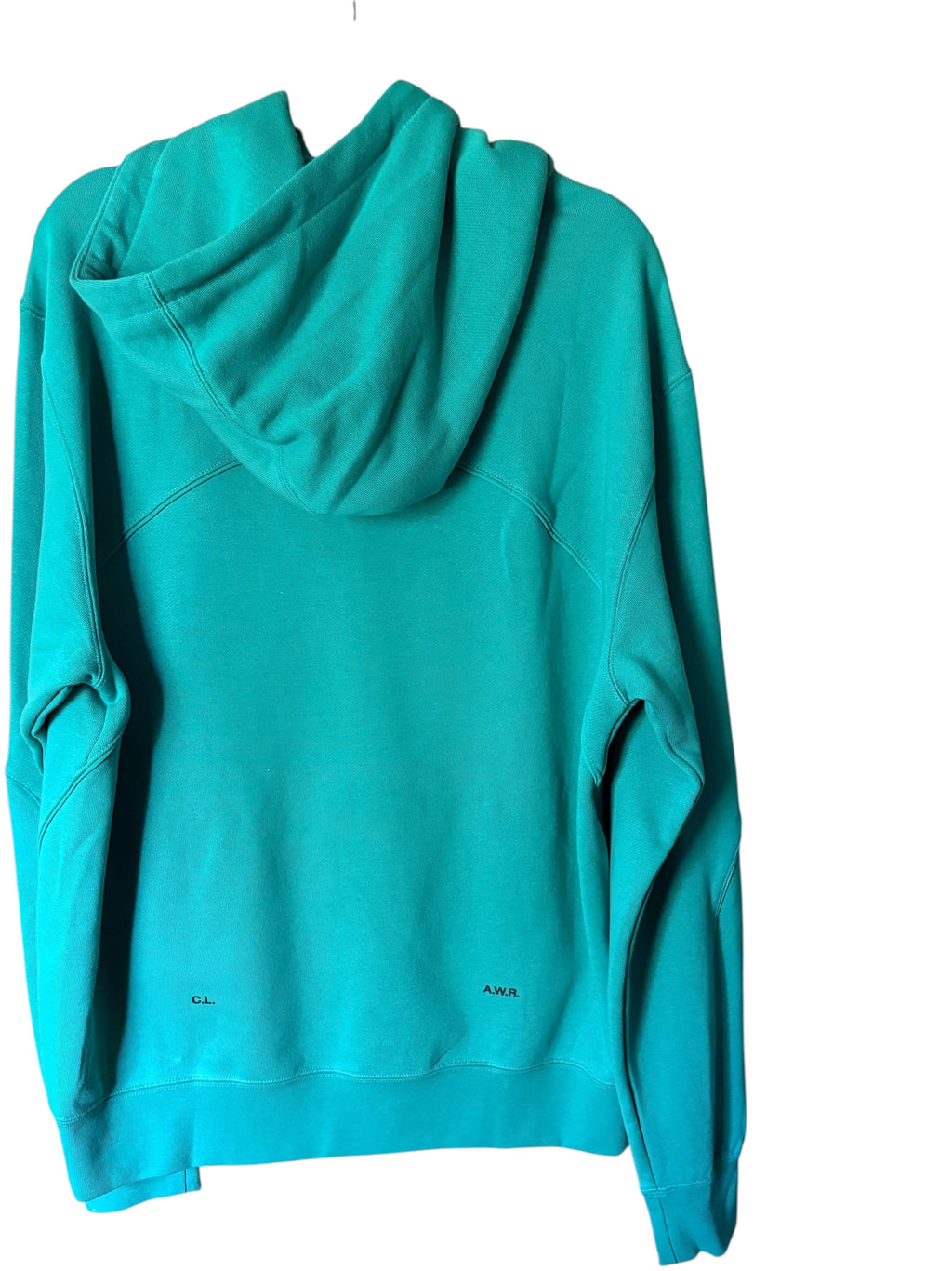 Sweat à capuche FASHION SC Nike x NOCTA Fleece CS Hoodie 2 vert Neptune en coton avec détails noirs au dos