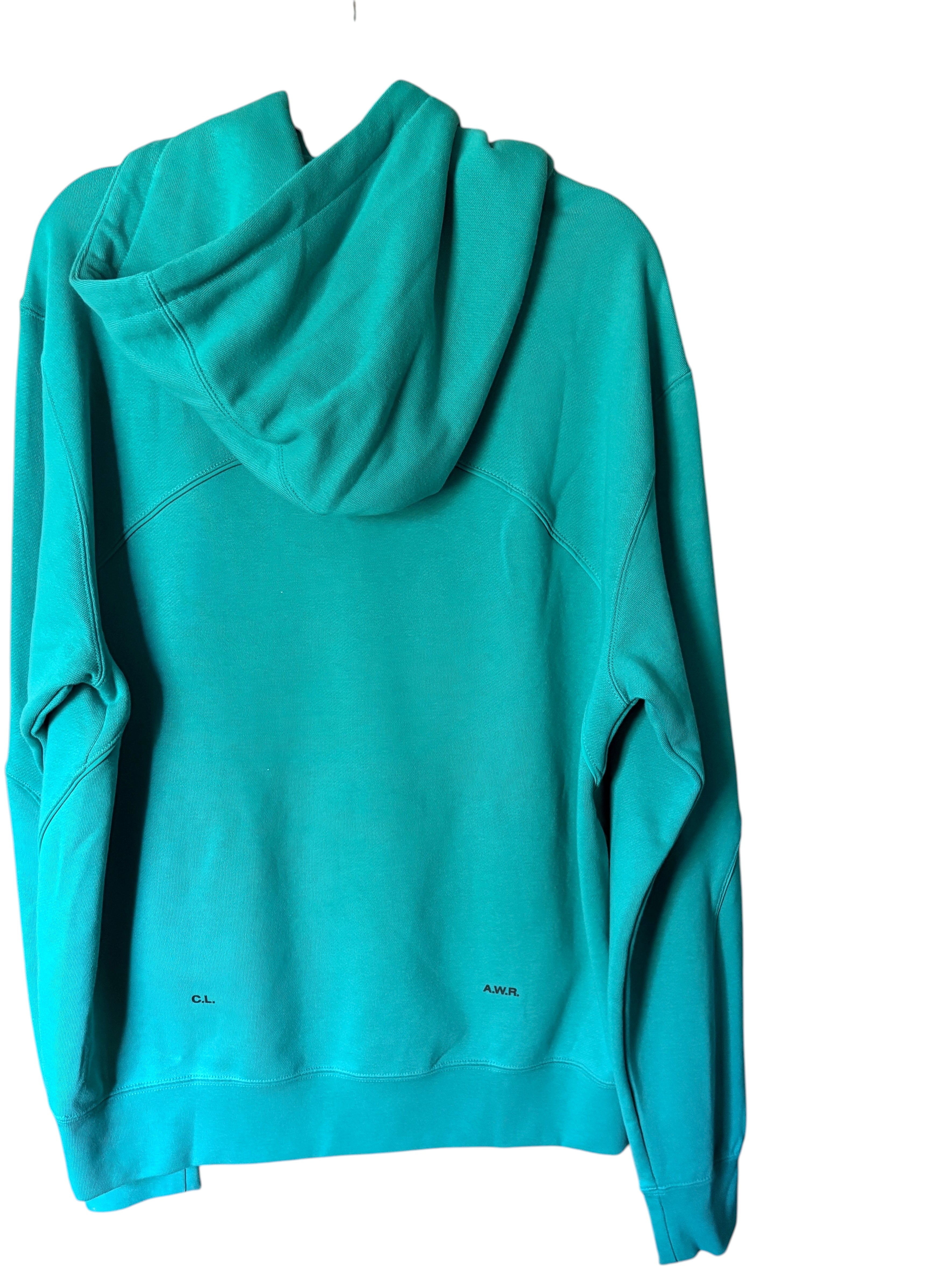 Sweat à capuche FASHION SC Nike x NOCTA Fleece CS Hoodie 2 vert Neptune en coton avec détails noirs au dos