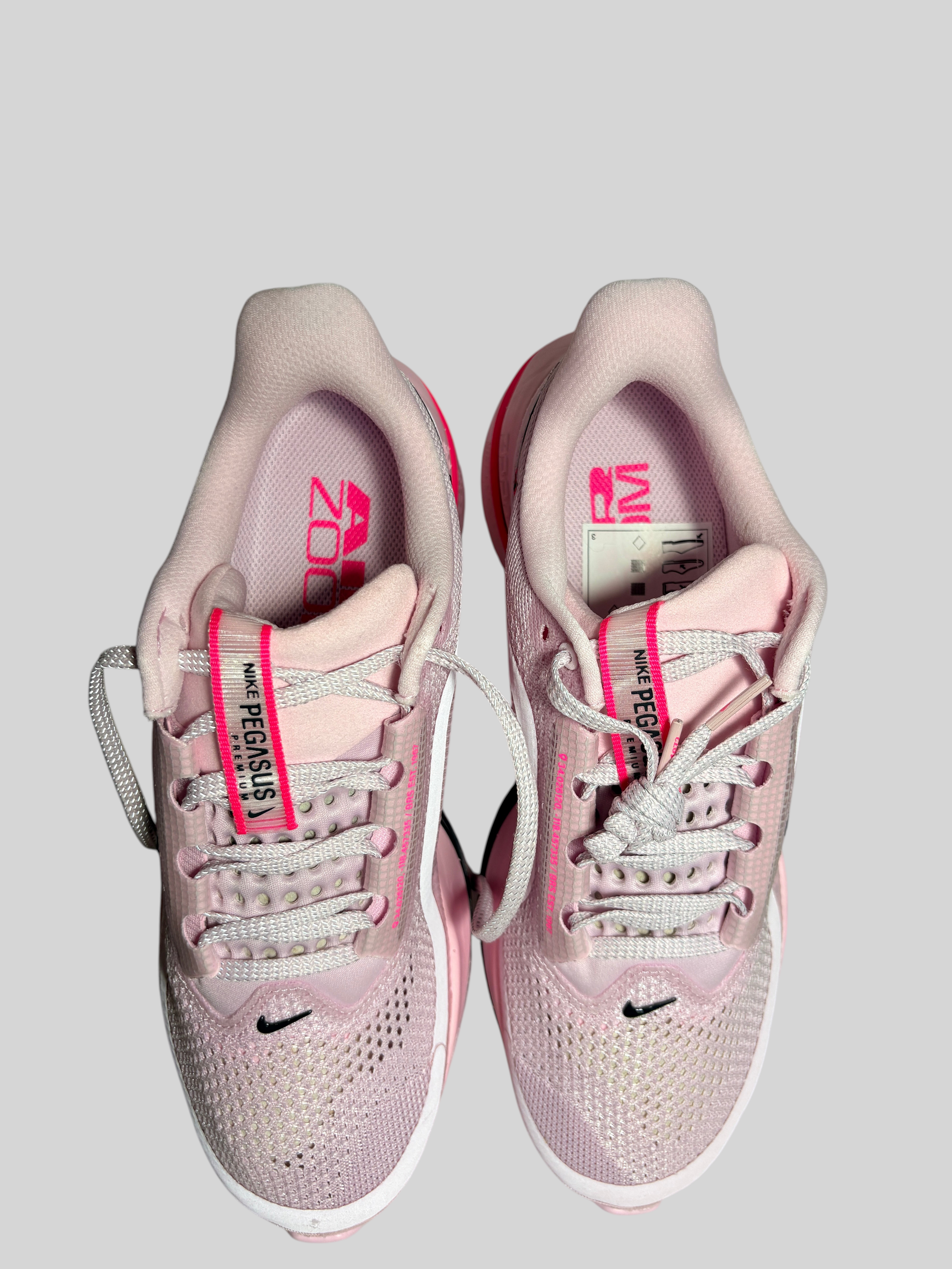 Chaussures de running FASHION SC Nike Pegasus Premium en mesh rose avec détails noirs et amorti ZoomX performant