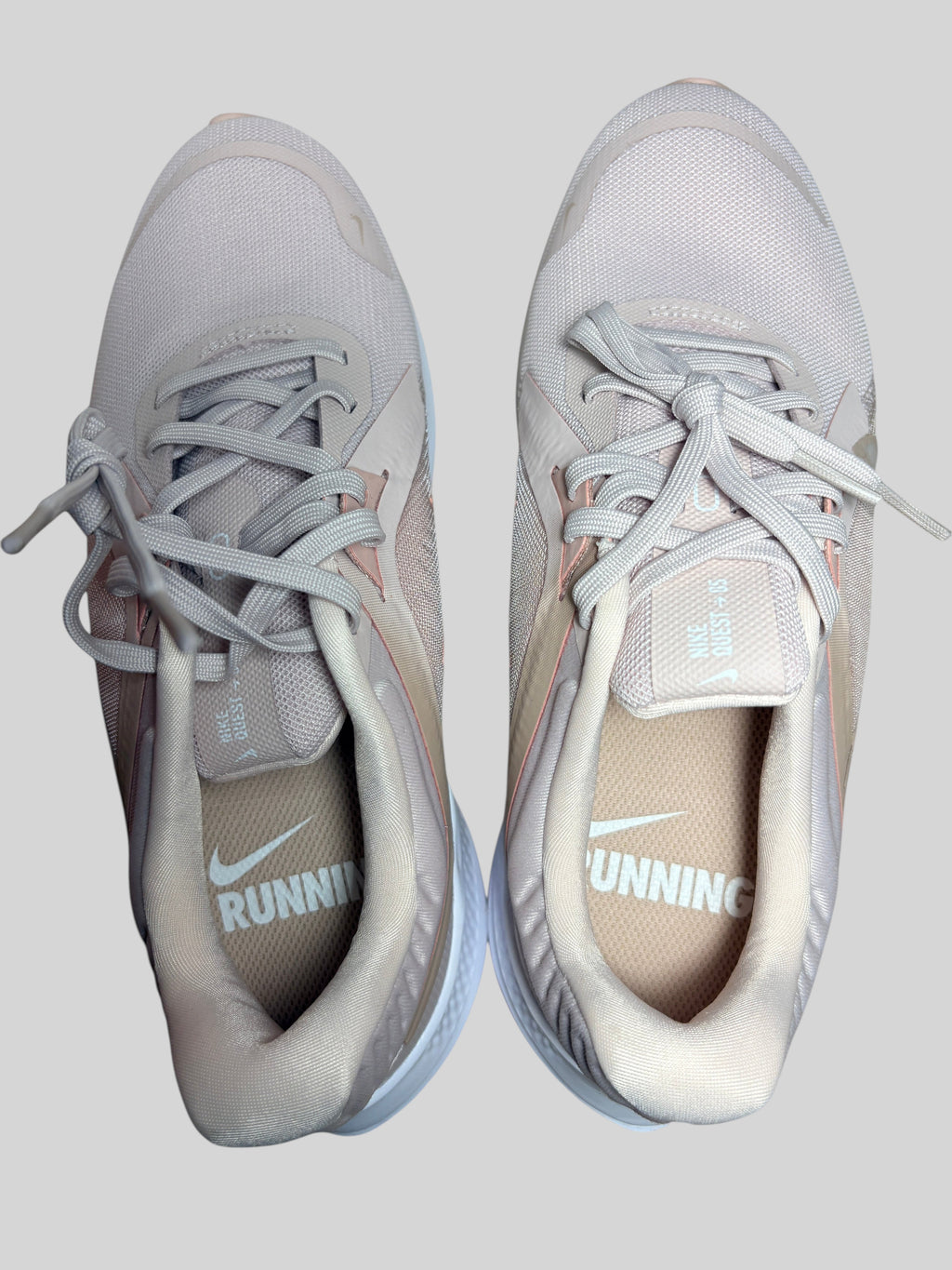 Chaussures de running FASHION SC Nike Quest 5 Barely Rose en mesh respirant avec semelle amortissante