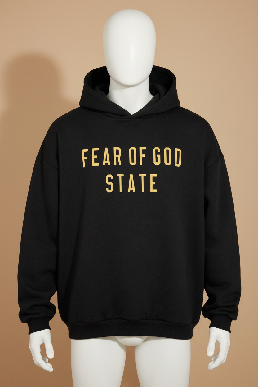 Fear of God STATE Hoodie Noir