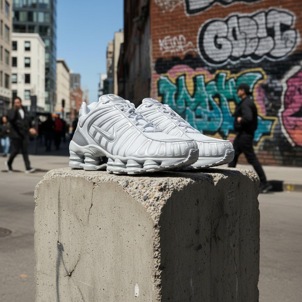 Nike - Shox TL - Pure Platinum / Smoke Grey / Metallic Silver - Neuve avec étiquette NIKE