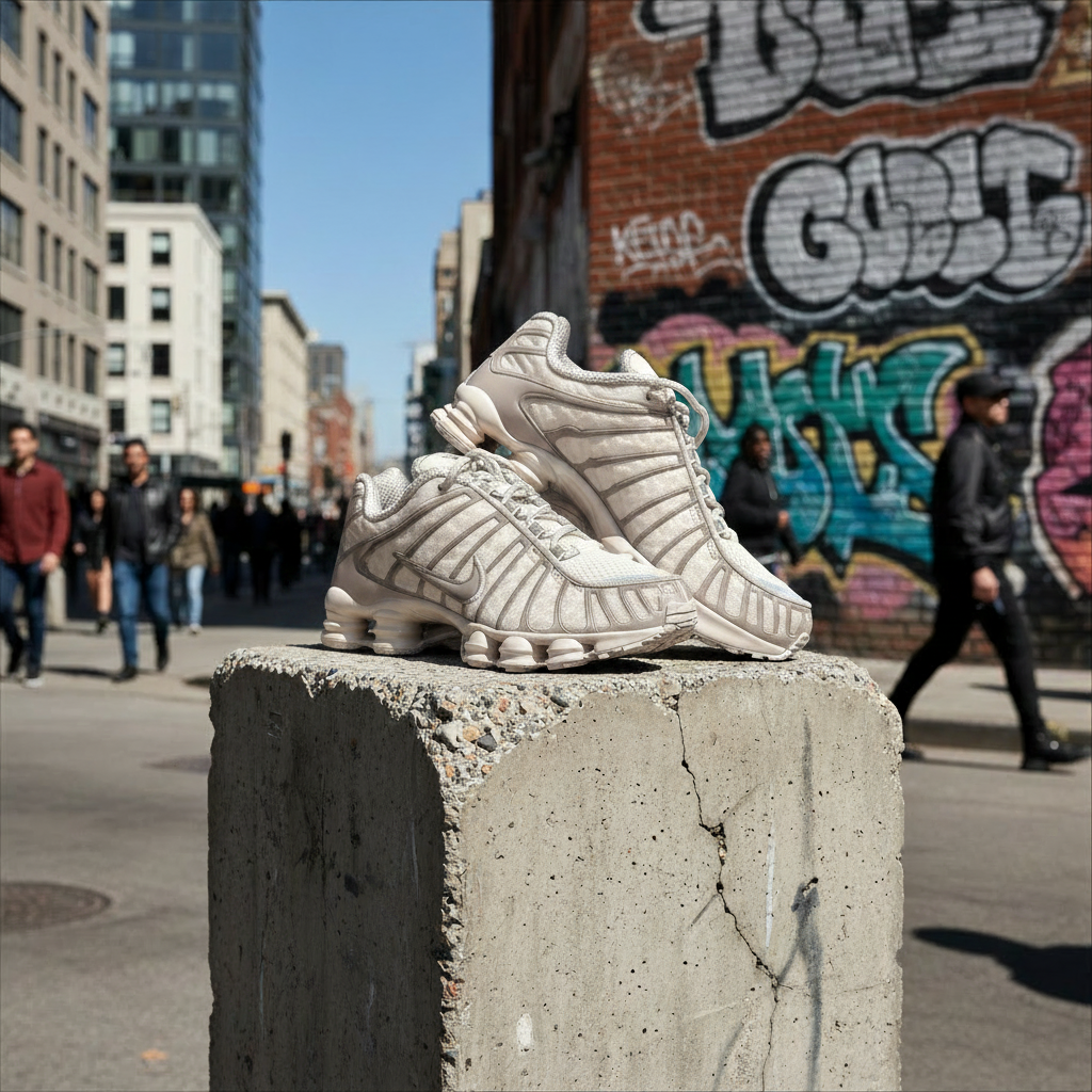 Nike - Shox TL - Orewood Brown / Cave Stone - Neufs avec étiquette NIKE