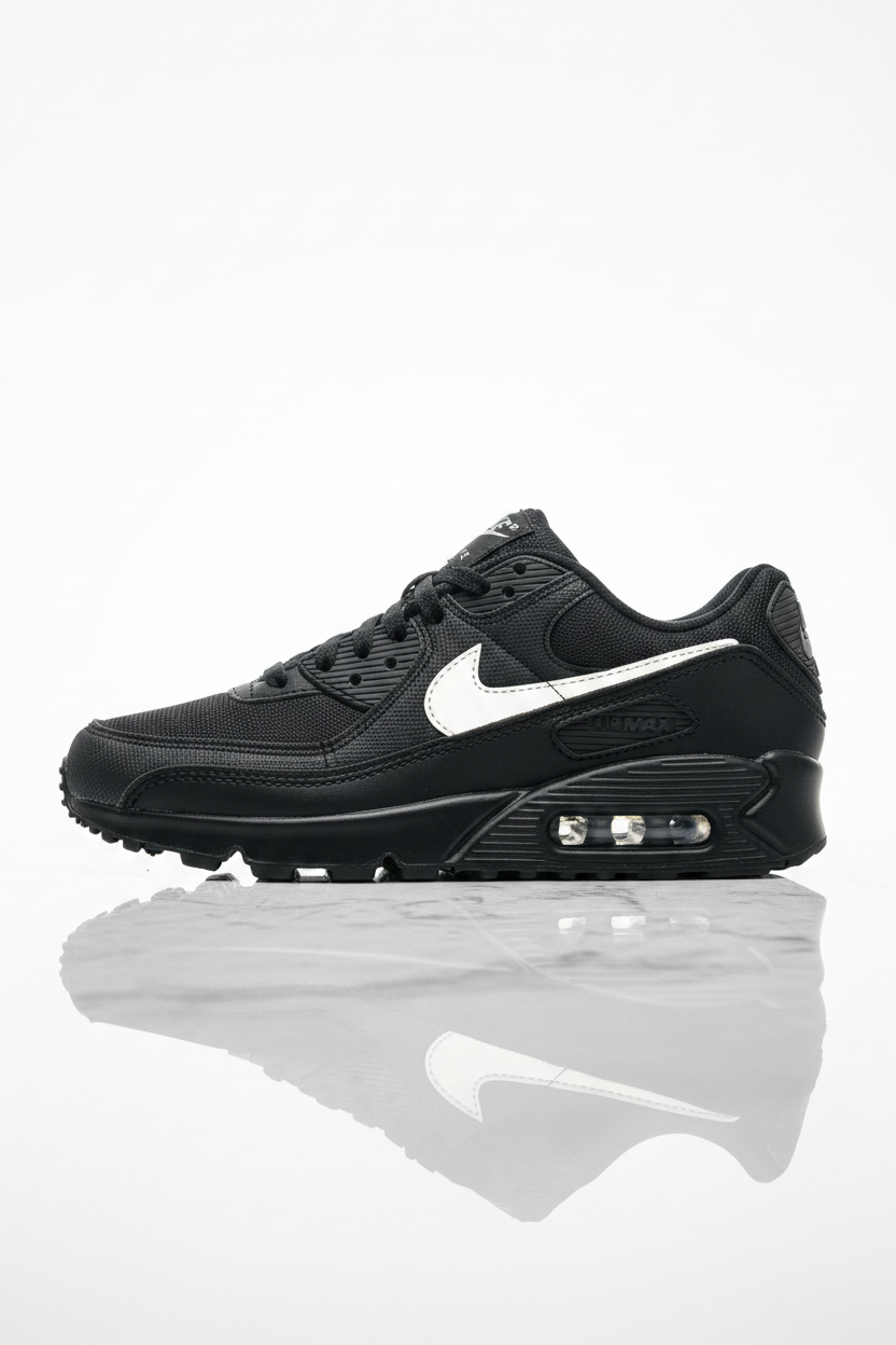 Nike Air Max 90 Black – Studio Blanc Contraste Maximum