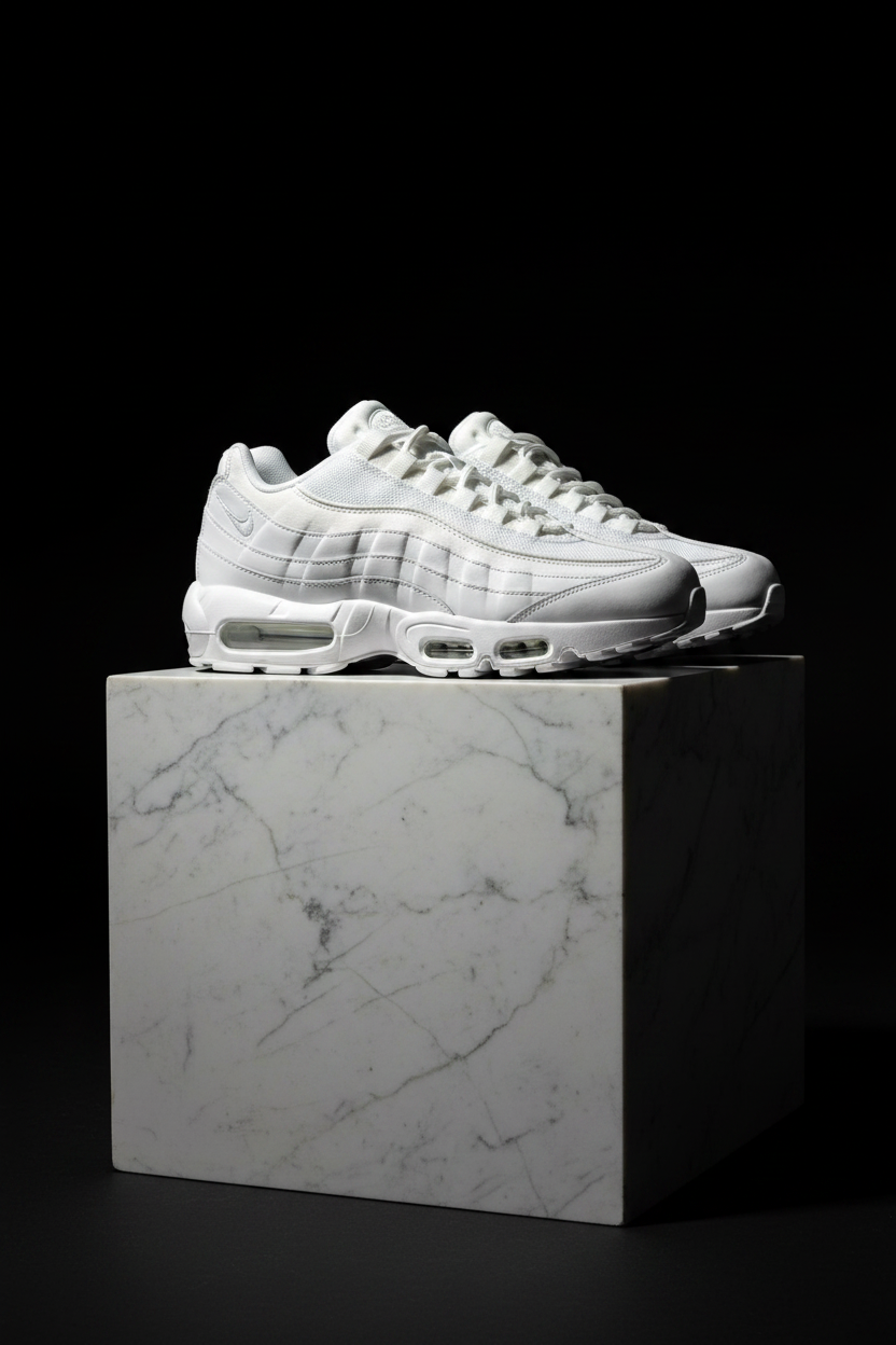 Nike Air Max 95 White - Marbre Studio