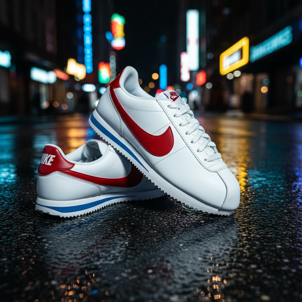 Nike Cortez - Night City Neon