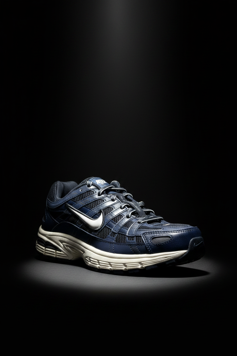 Nike P-6000 Bleu Marine – Studio Fond Noir