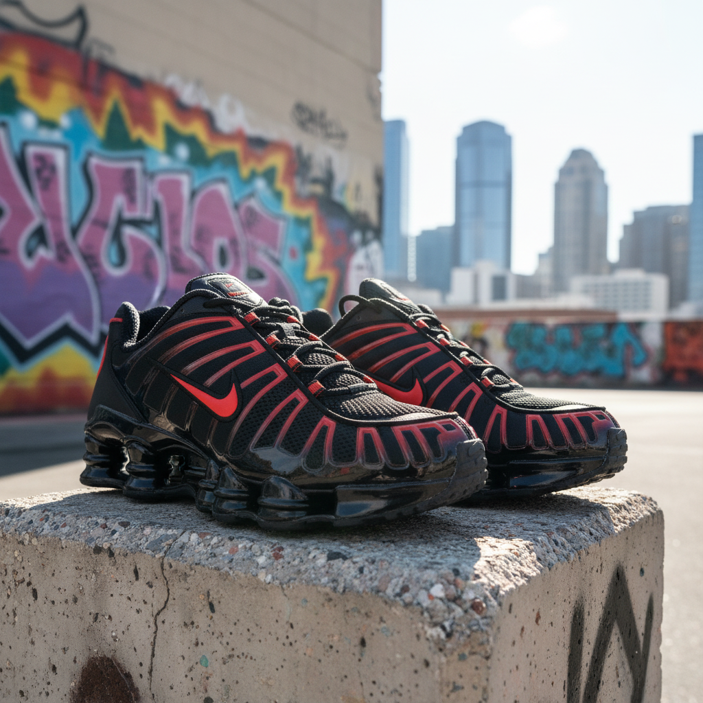 Nike Shox TL Black Red - Urban Street
