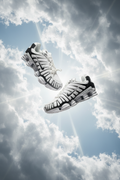 Nike Shox TL Blanc - Céleste