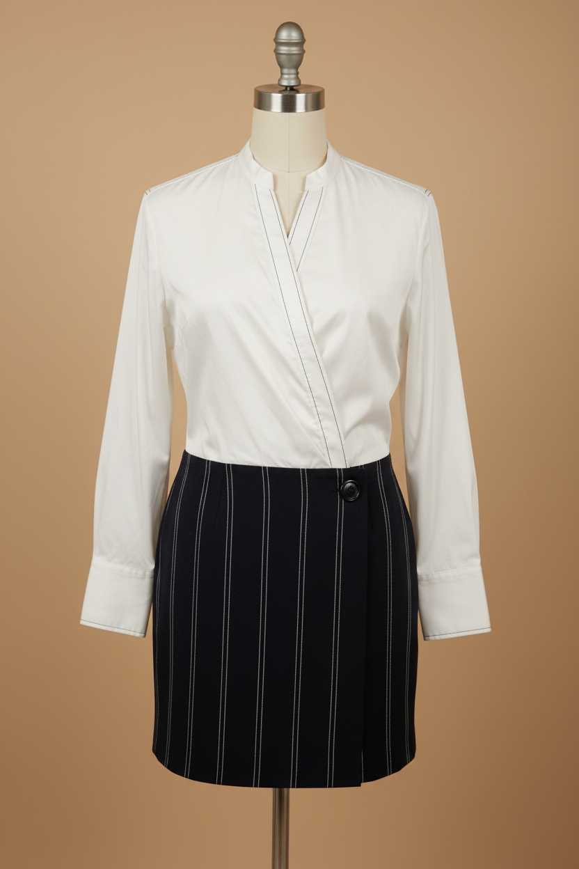 Robe bi-matière Sandro